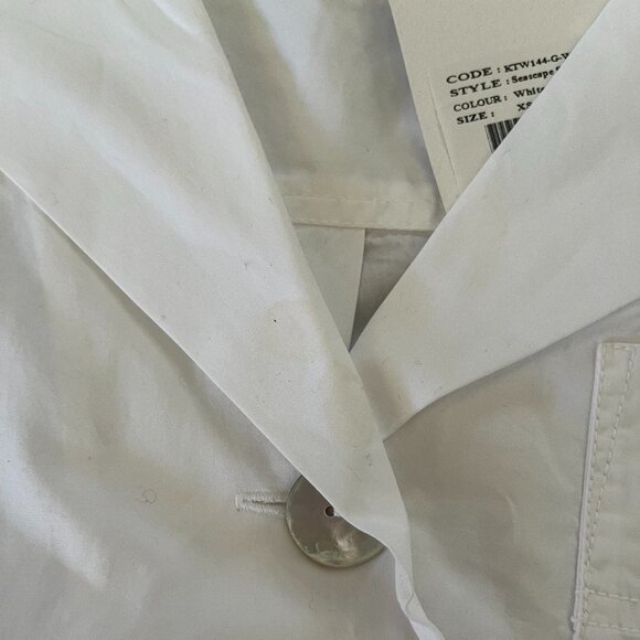 NWT Kowtow Seascape Shirt white 100% cotton - Picture 7 of 7